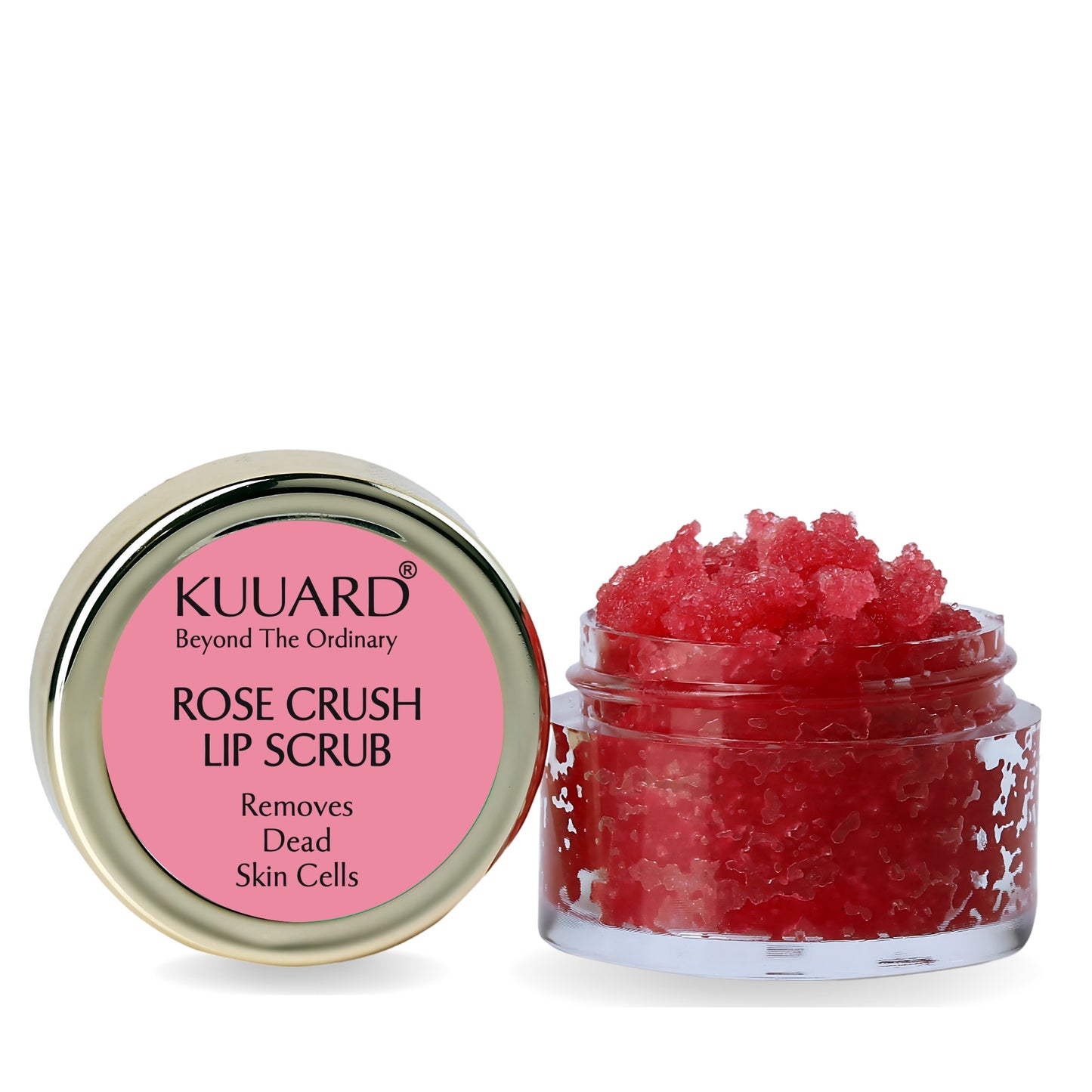 Rose Crush Lip Scrub Crushed Rose petals & Pomegranate oil | Rosy Delight