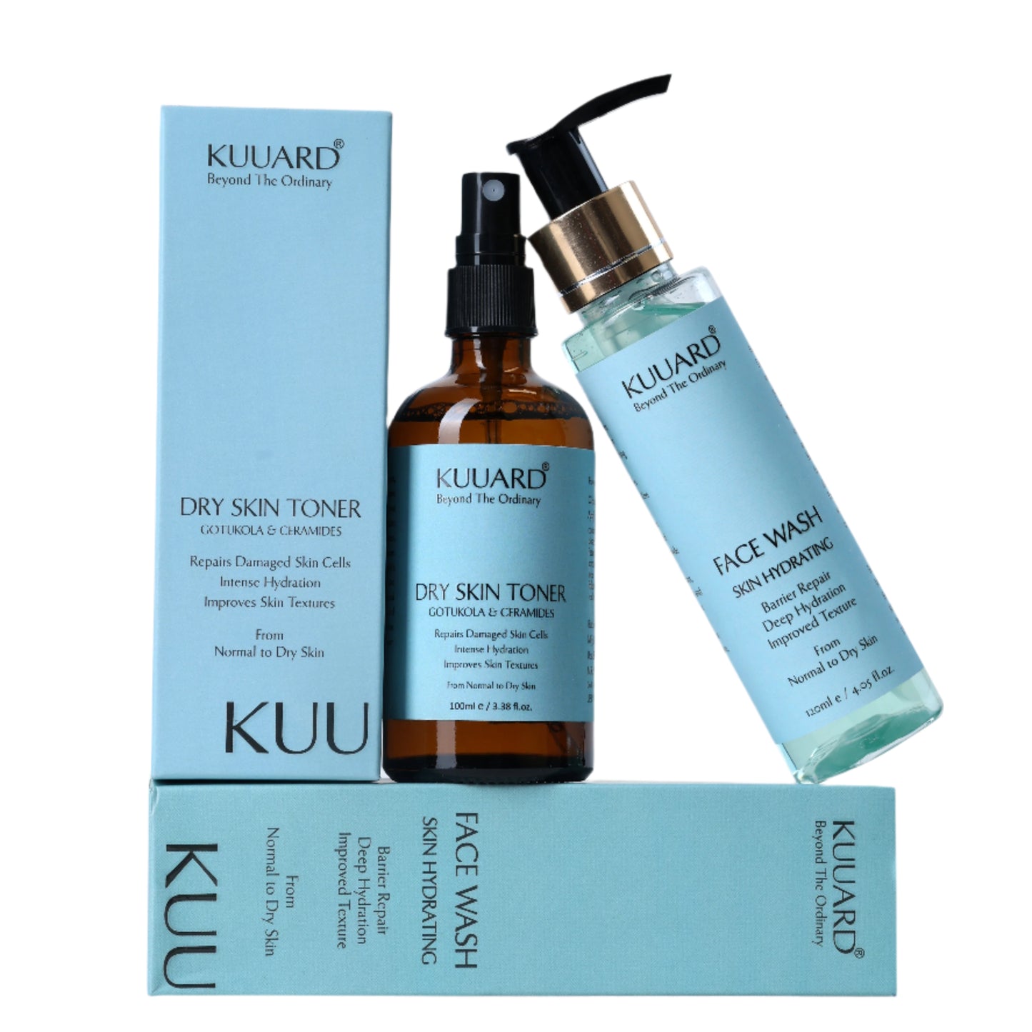 DRY SKIN FACE WASH AND DRY FACE TONER COMBO