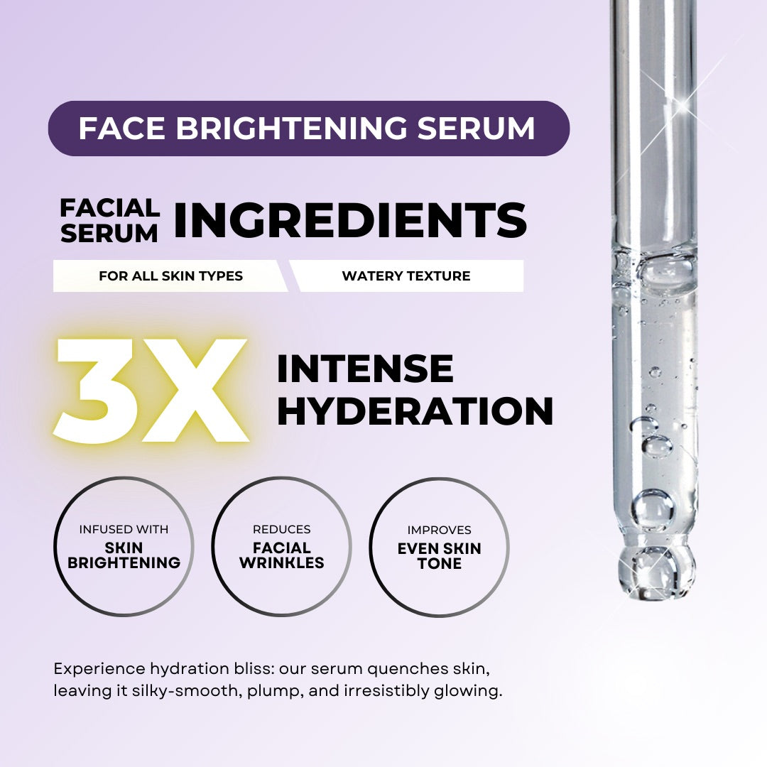 Face Brightening Serum Alpha Arbutin & Probiotics