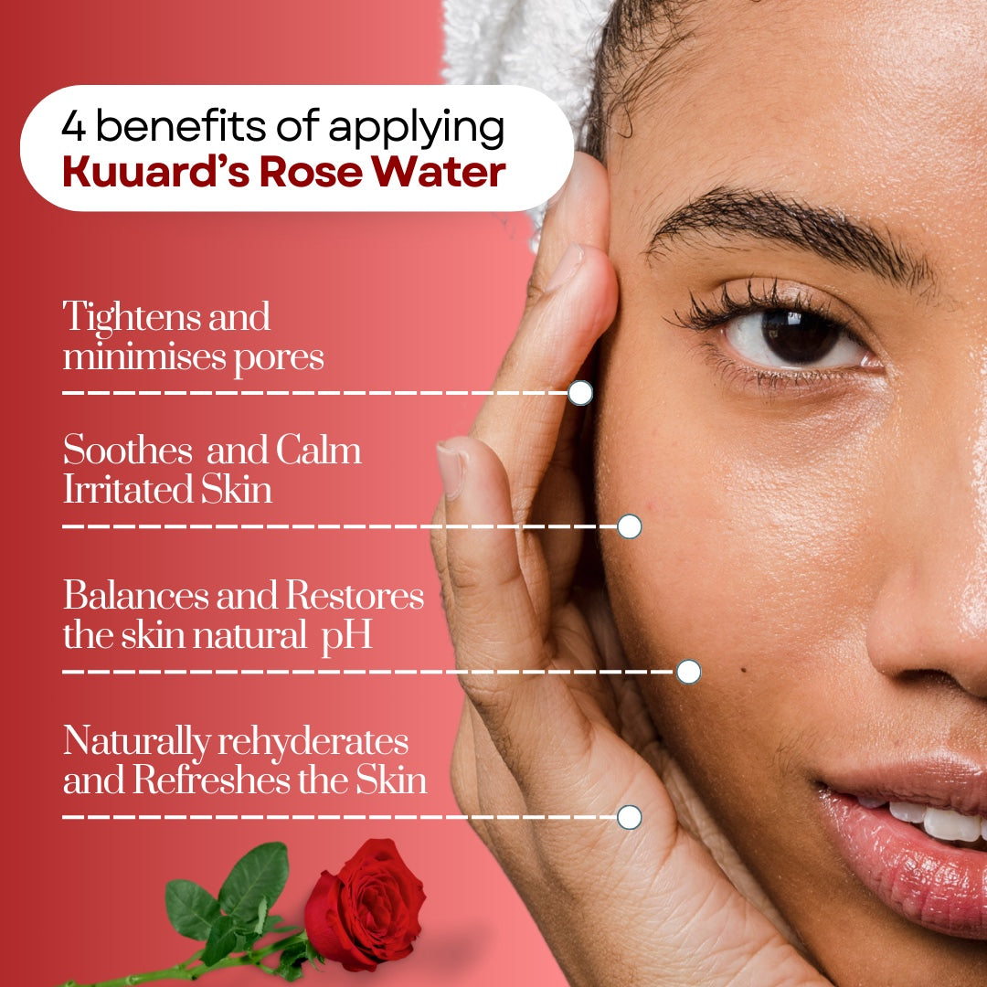 Pure Rose Water Toner Distilled Rose Petals