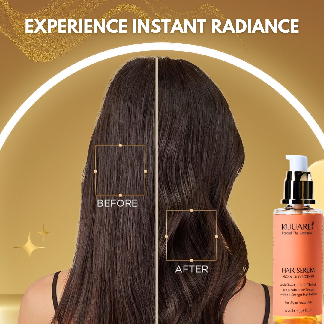Hair Oil And Hair Serum Shine Combo