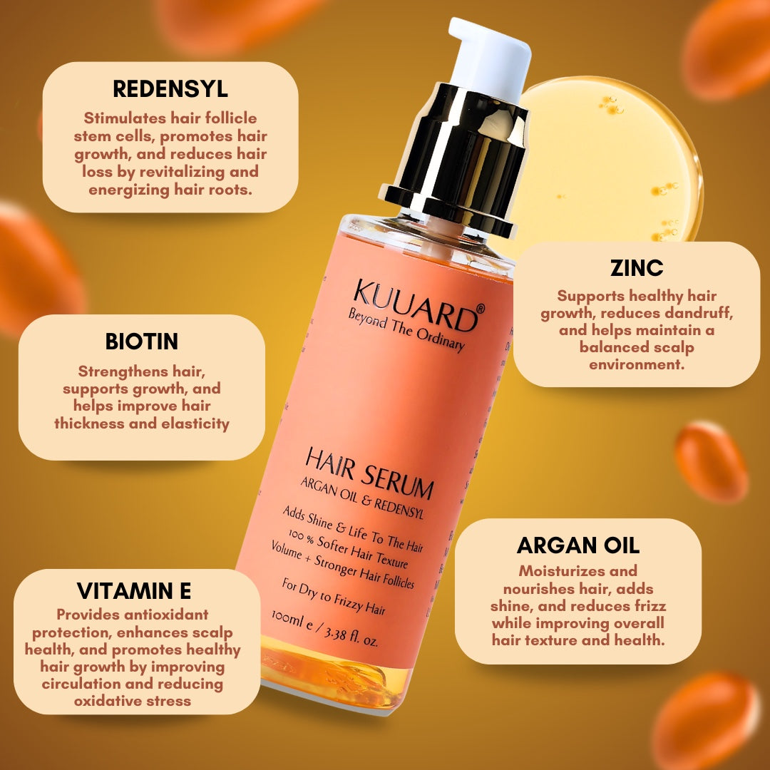 Hair Oil And Hair Serum Shine Combo