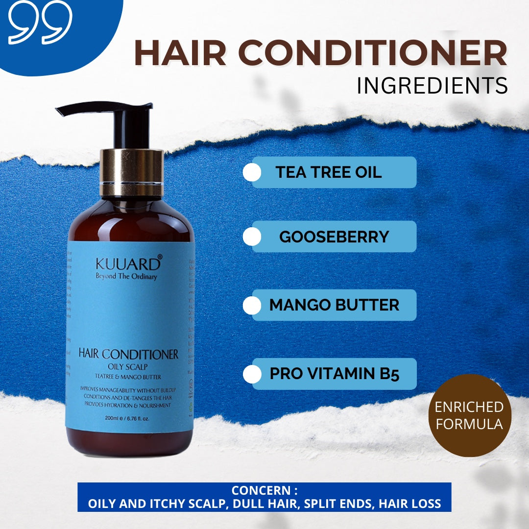 Hair Conditioner Oily Scalp Tea Tree & Mango Butter