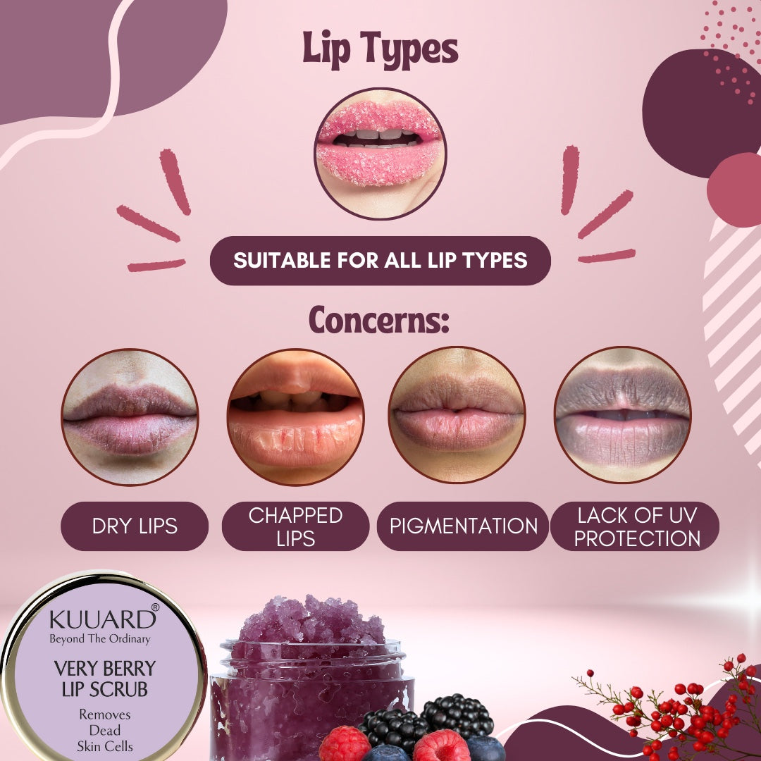 Very Berry Lip Scrub Frozen Grape Extract & Sucrose | Berry Bliss