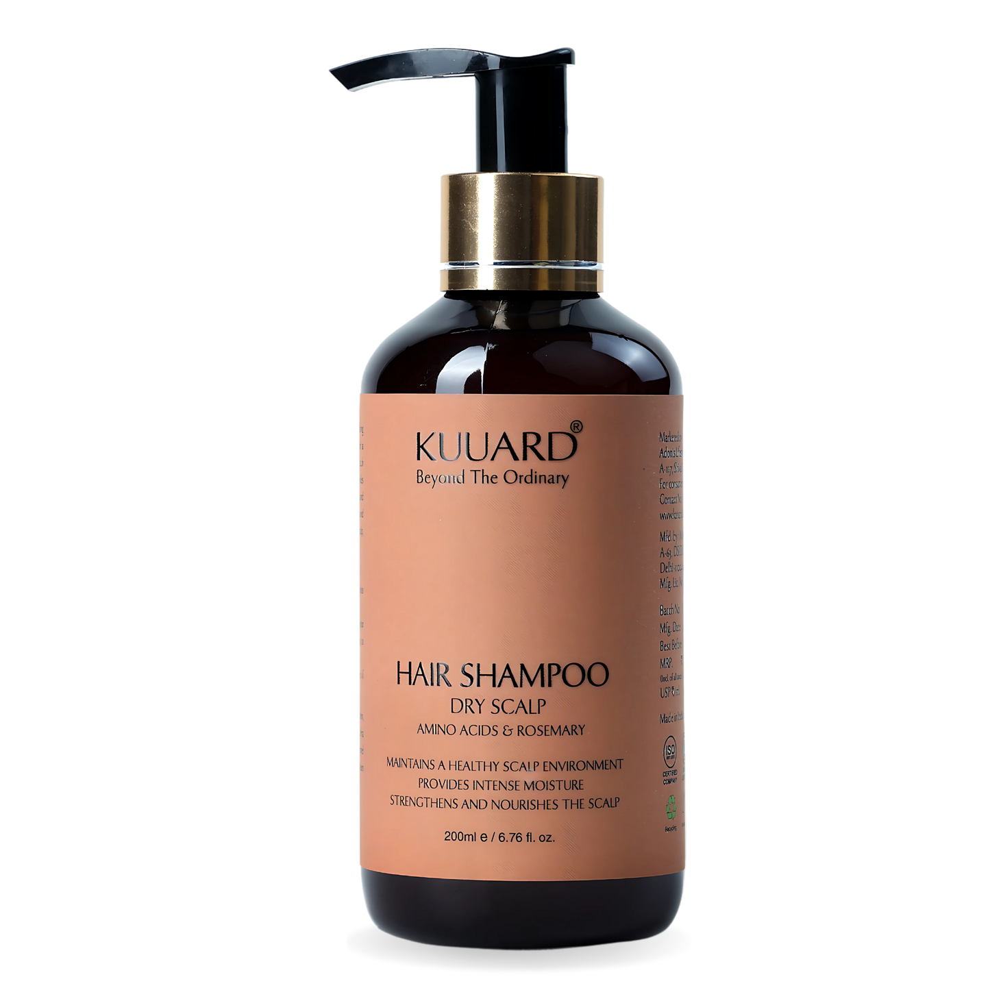 Hair Shampoo For Dry Scalp Amino acids & Rosemary