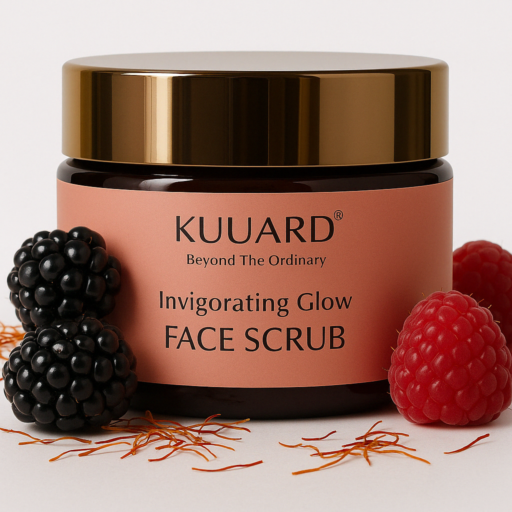 Invigorating Glow Face Scrub Bakuchiol, Saffron & Mulberry