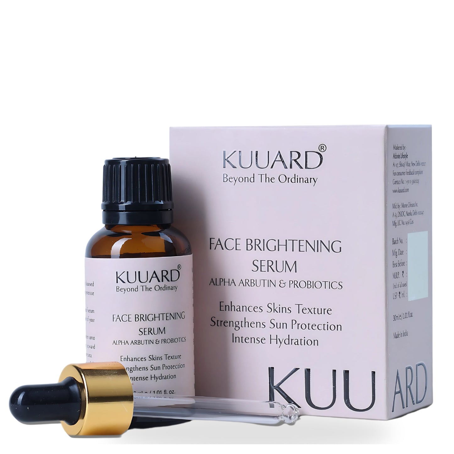 Face Brightening Serum Alpha Arbutin & Probiotics