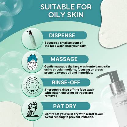 Face Wash Oil Balancing Copper Peptides & Fermented Rice water