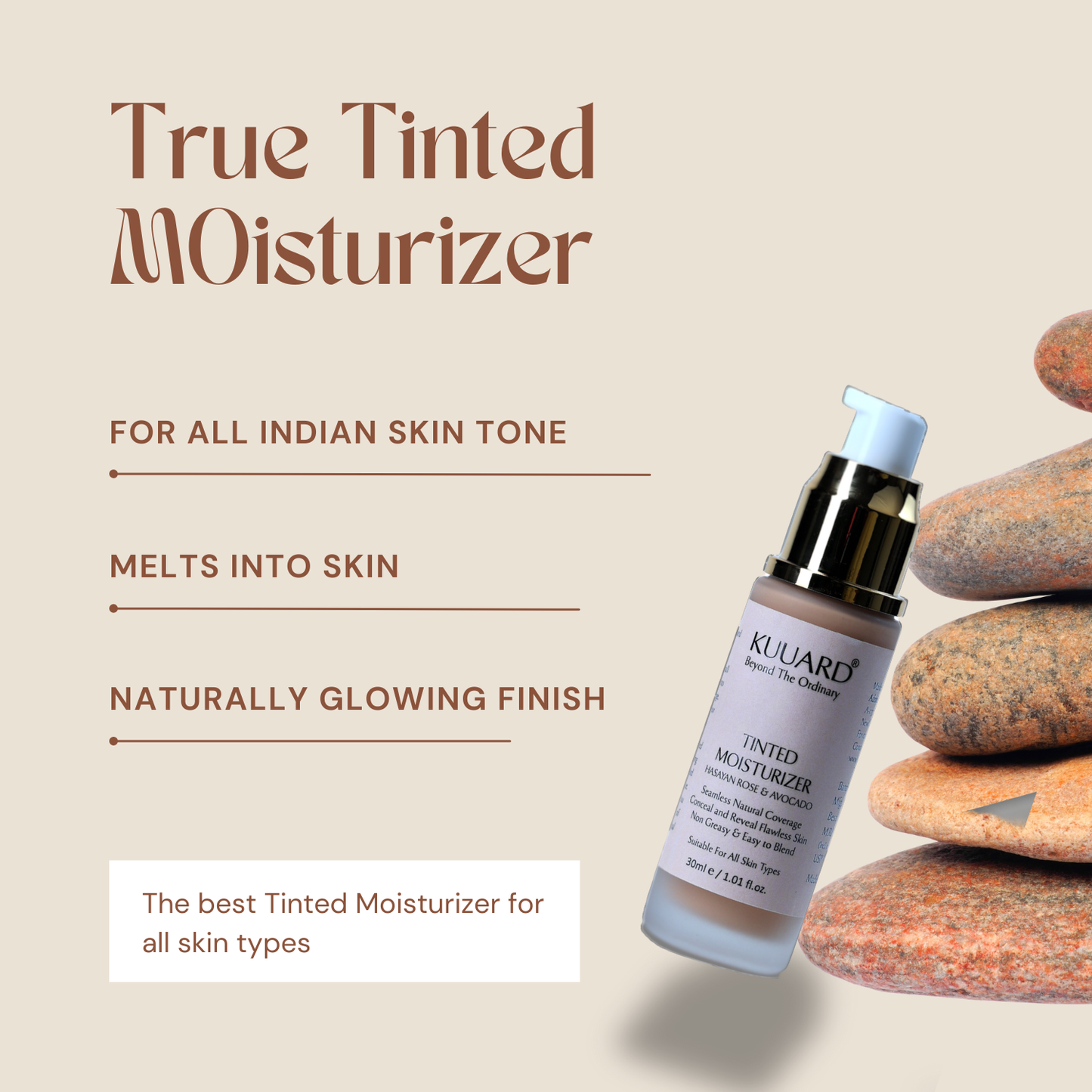 Tinted Moisturizer Hasayan Rose & Avocado