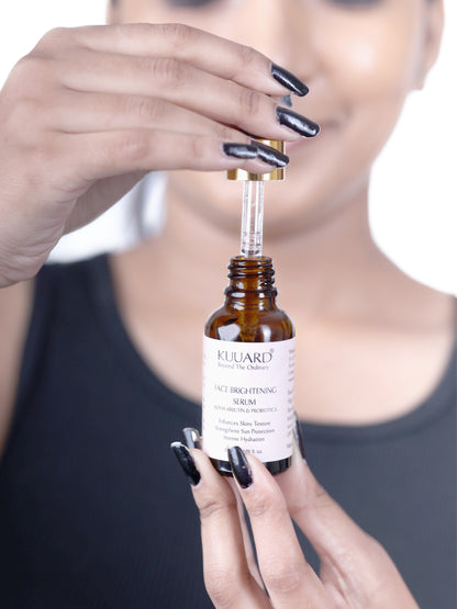 Face Brightening Serum Alpha Arbutin & Probiotics