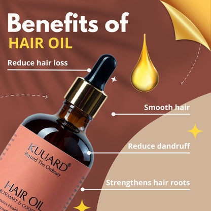 Hair Oil And Hair Serum Shine Combo
