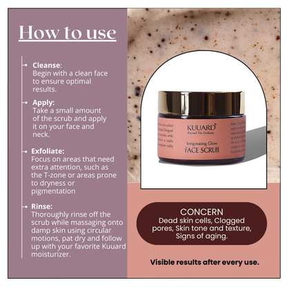 Invigorating Glow Face Scrub Bakuchiol, Saffron & Mulberry
