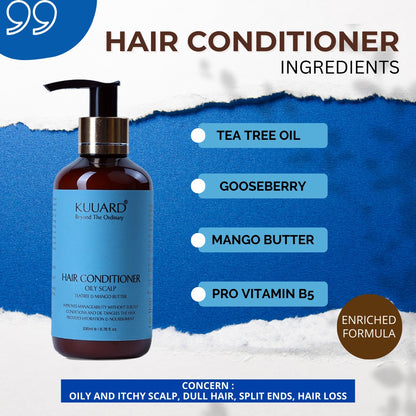 Hair Conditioner Oily Scalp Tea Tree & Mango Butter