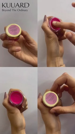 Rose Tinted Lip Balm Crushed Rose petals & Mango Seed Butter | Pink shade