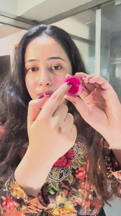 Rose Tinted Lip Balm Crushed Rose petals & Mango Seed Butter | Pink shade